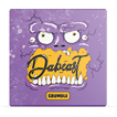 A purple cartoon monster face with cracked skin, bulging eyes, and large white teeth biting down on a yellow shape with the word "Dabeast" written in black script and "CRUMBLE" in a yellow box below.

Description generated by AI